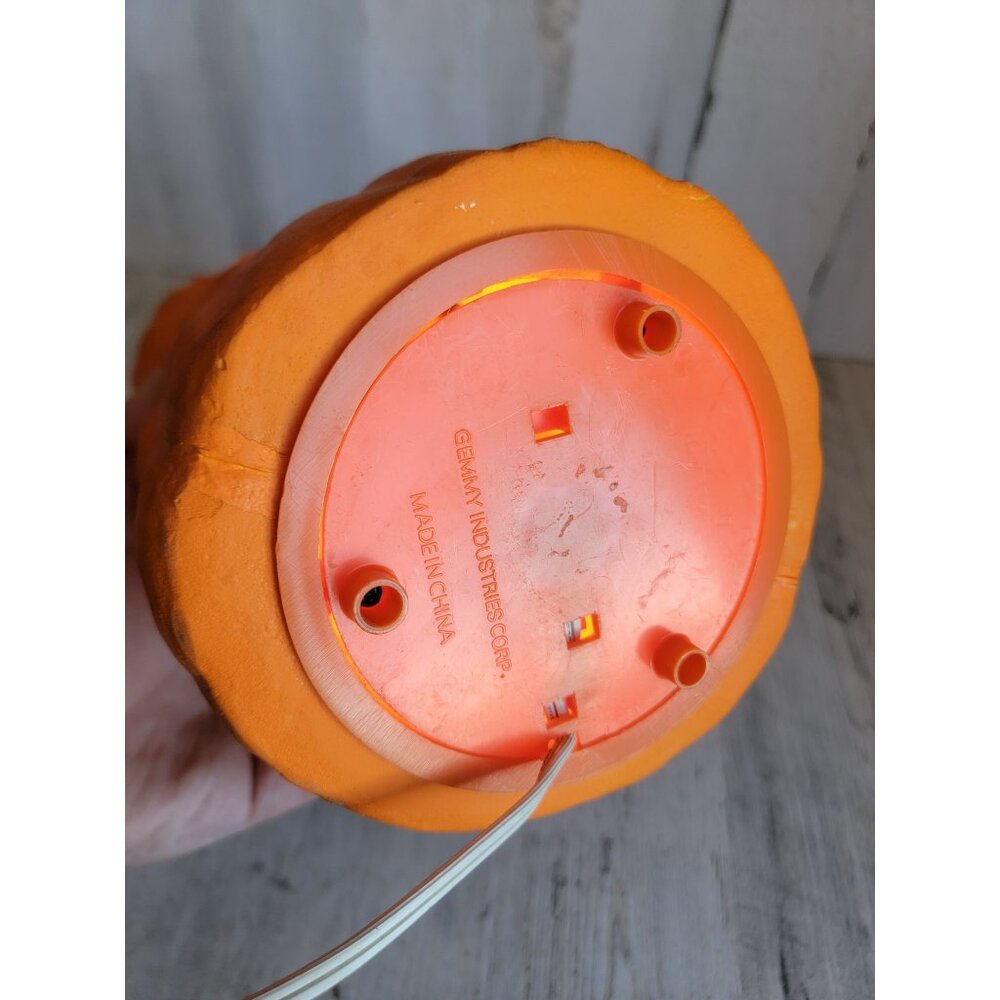 Gemmy pumpkin stack Halloween light up home decor prop Styrofoam - Picture 10 of 10